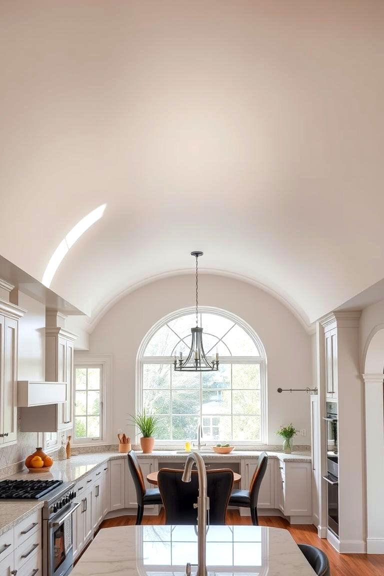Arched Soffit for Curved Ceilings - 24 Kitchen Soffit Ideas
