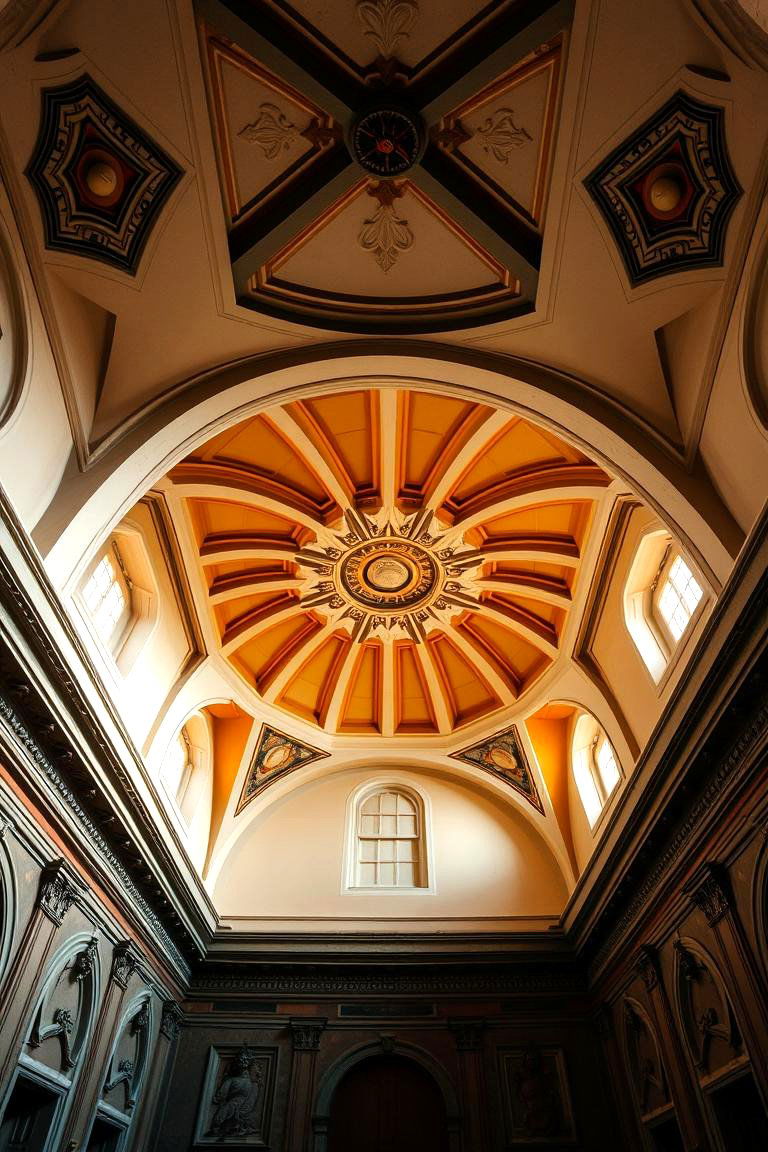 Architectural Accent Ceiling - 24 Ceiling Paint Ideas
