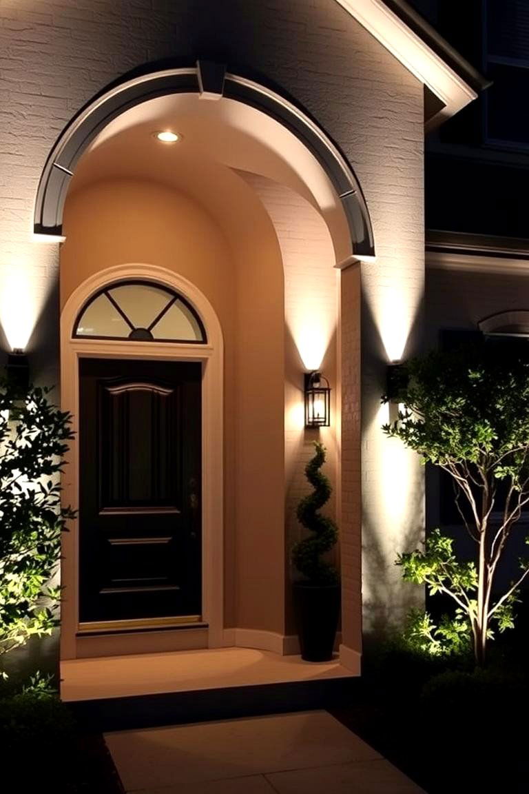 Architectural Accent Lighting - 24 Driveway Lighting Ideas