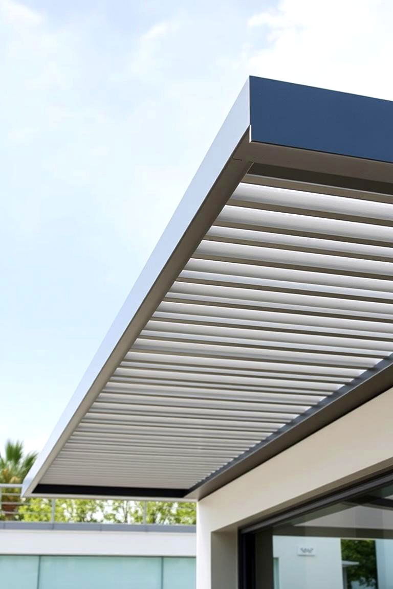 Architectural Louvered Roof - 24 Deck Roof Ideas