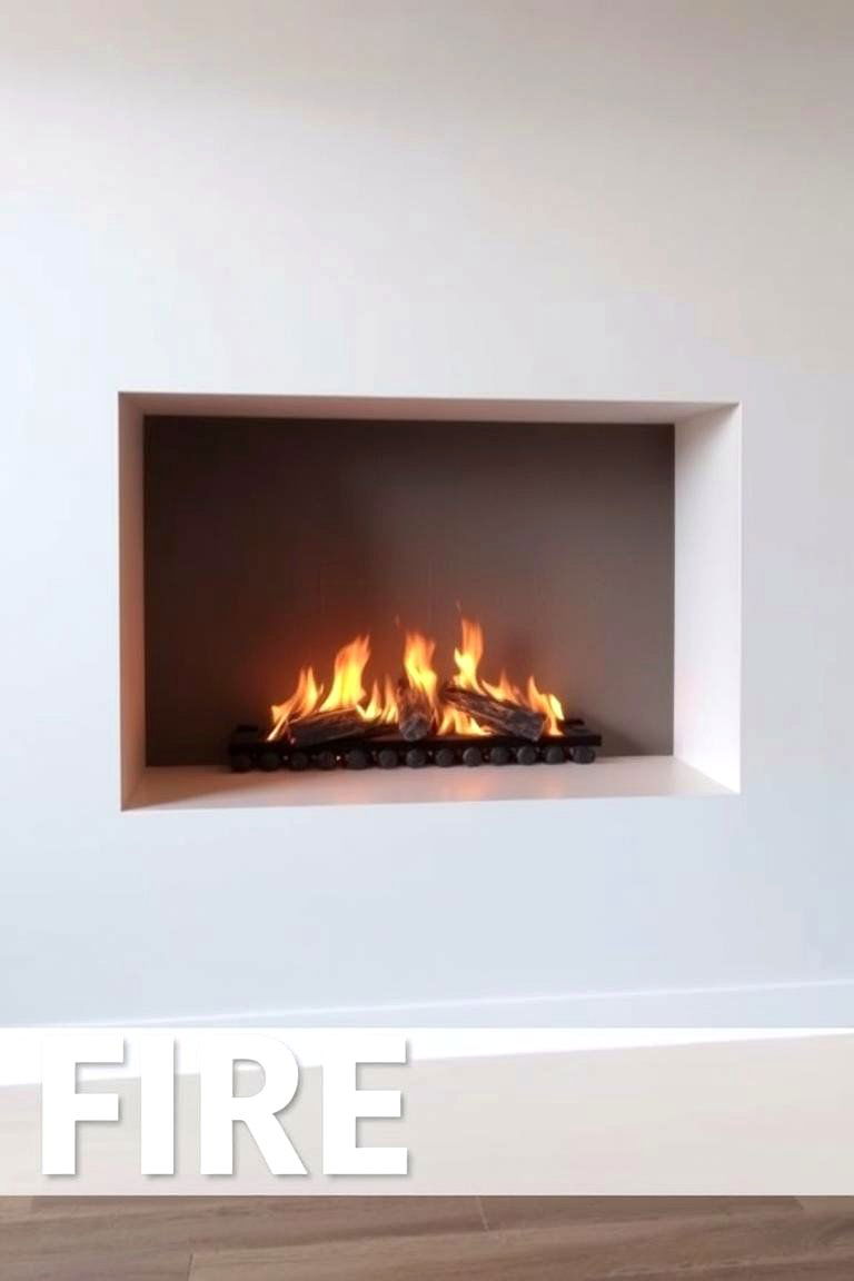 Architectural Recessed Designs - 24 Mid-century Modern Fireplace Ideas