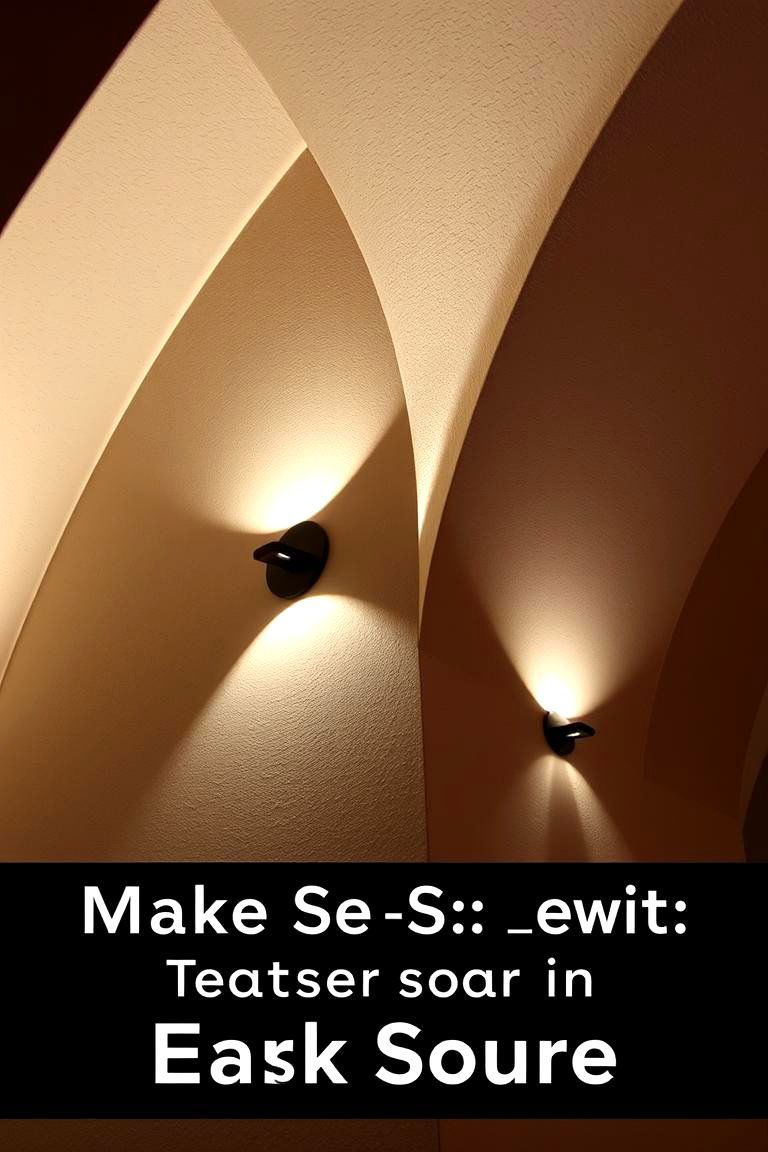 Architectural Sconces for Artistic Flair - 24 Vaulted Ceiling Lighting Ideas