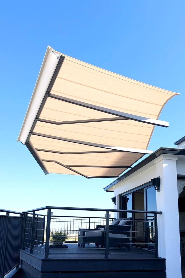 Architectural Statement Awning - 24 Deck Awning Ideas