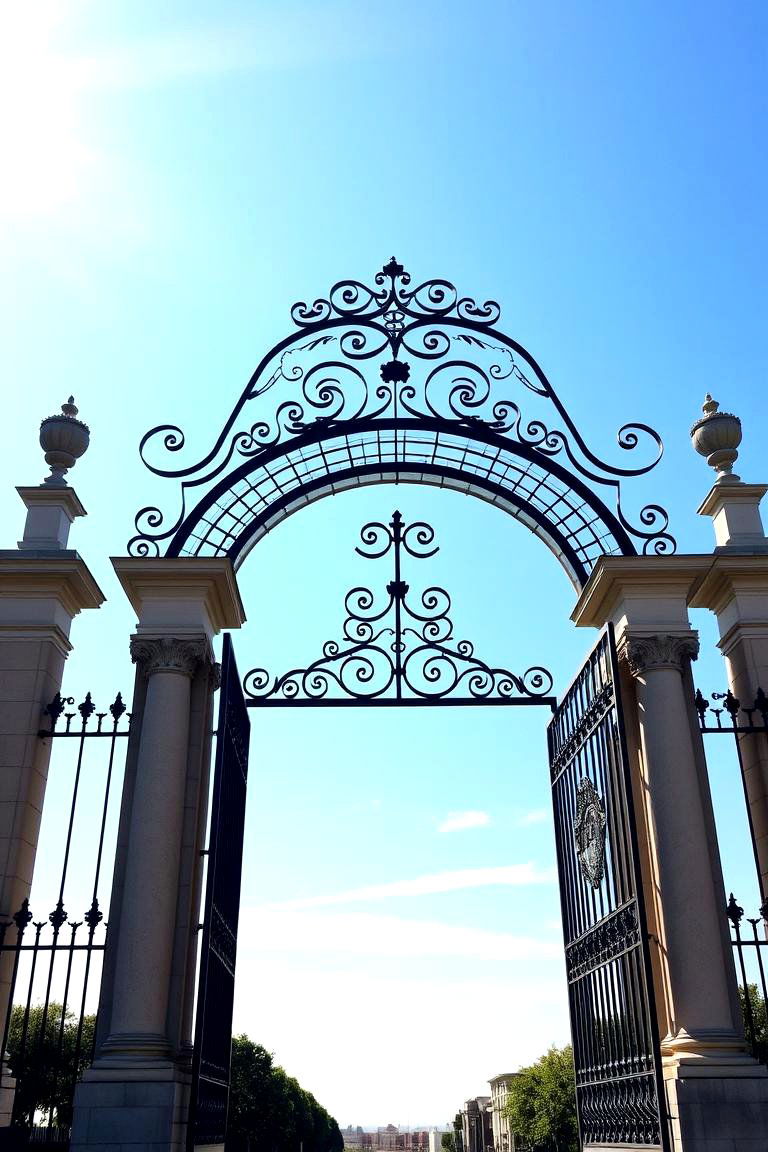 Archway Gates - 24 Front Door Gate Ideas