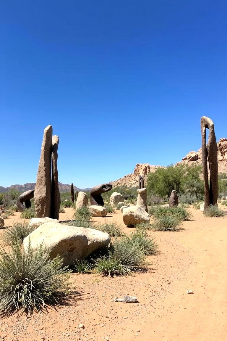 Arid Sculpture Park - 24 Desert Landscape Ideas