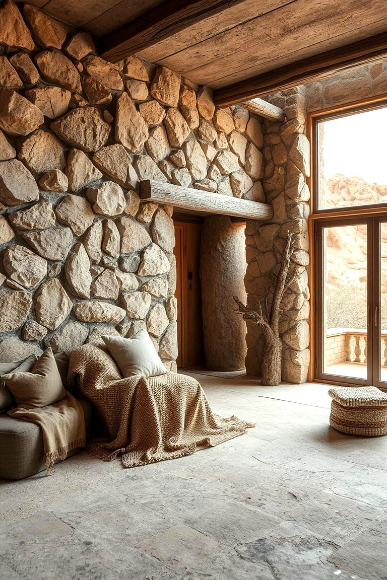 Arid Textured Comfort Room - 24 Desert Themed Room Ideas