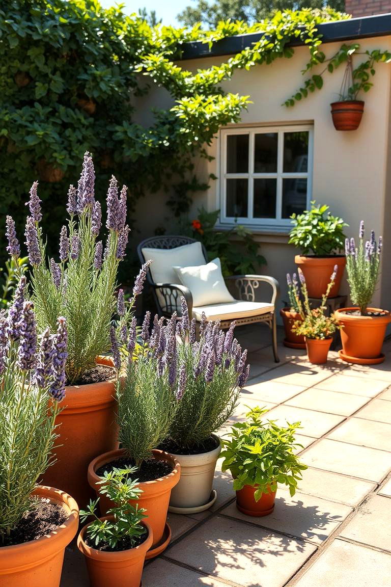Aromatherapy Garden with Scented Plants - 24 Patio Small Garden Ideas