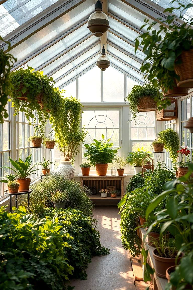 Aromatherapy Herb Greenhouse - 24 Greenhouse Room Ideas