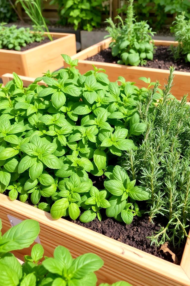 Aromatic Herb Garden - 24 Small Walled Garden Ideas