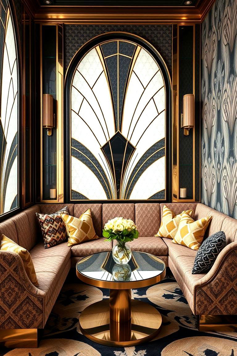 Art Deco Accent Seating - 24 Bedroom Seating Area Ideas