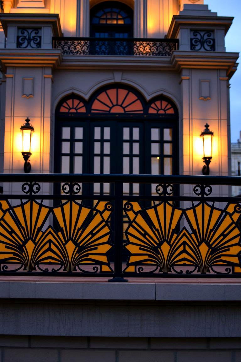 Art Deco Balcony Railings - 24 Balcony Railing Design Ideas