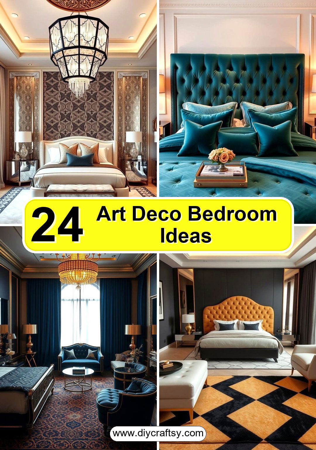 Art Deco Bedroom Ideas