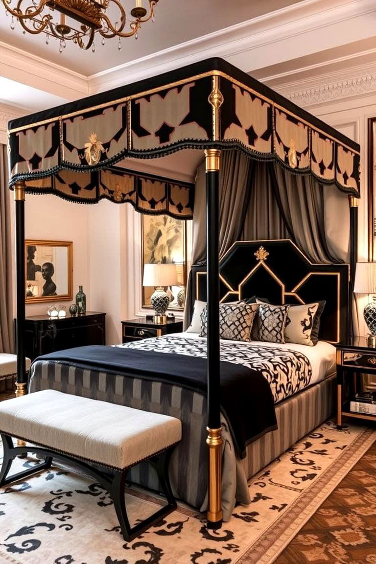 Art Deco Canopy Bed - 24 Canopy Bed Ideas