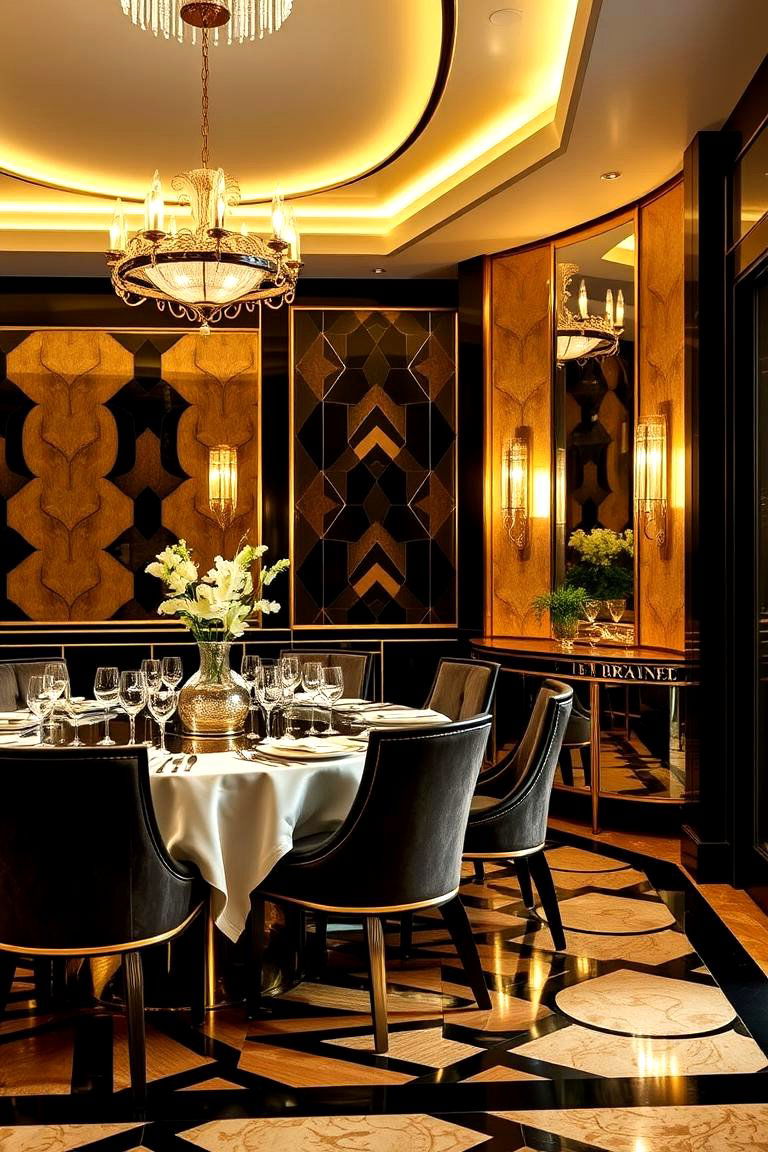 Art Deco Dining Room - 24 Dining Room Ideas