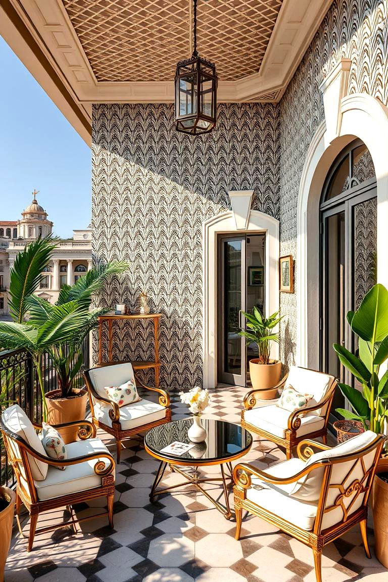 Art Deco Elegance - 24 French Balcony Ideas