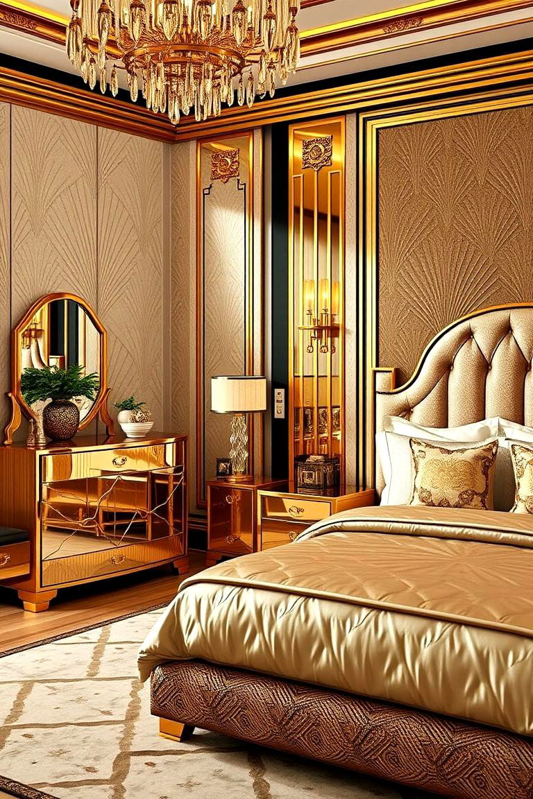 Art Deco Elegance - 24 Modern Bedroom Ideas