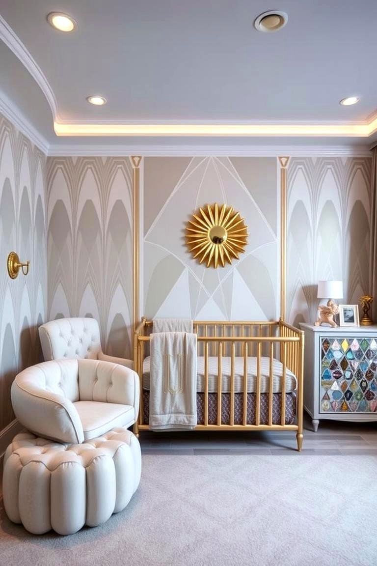 Art Deco Inspired Baby Room - 24 Baby Room Ideas