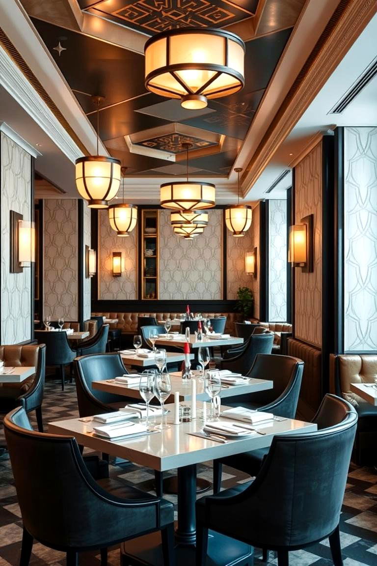 Art Deco Inspired Fixtures - 24 Dining Room Lighting Ideas
