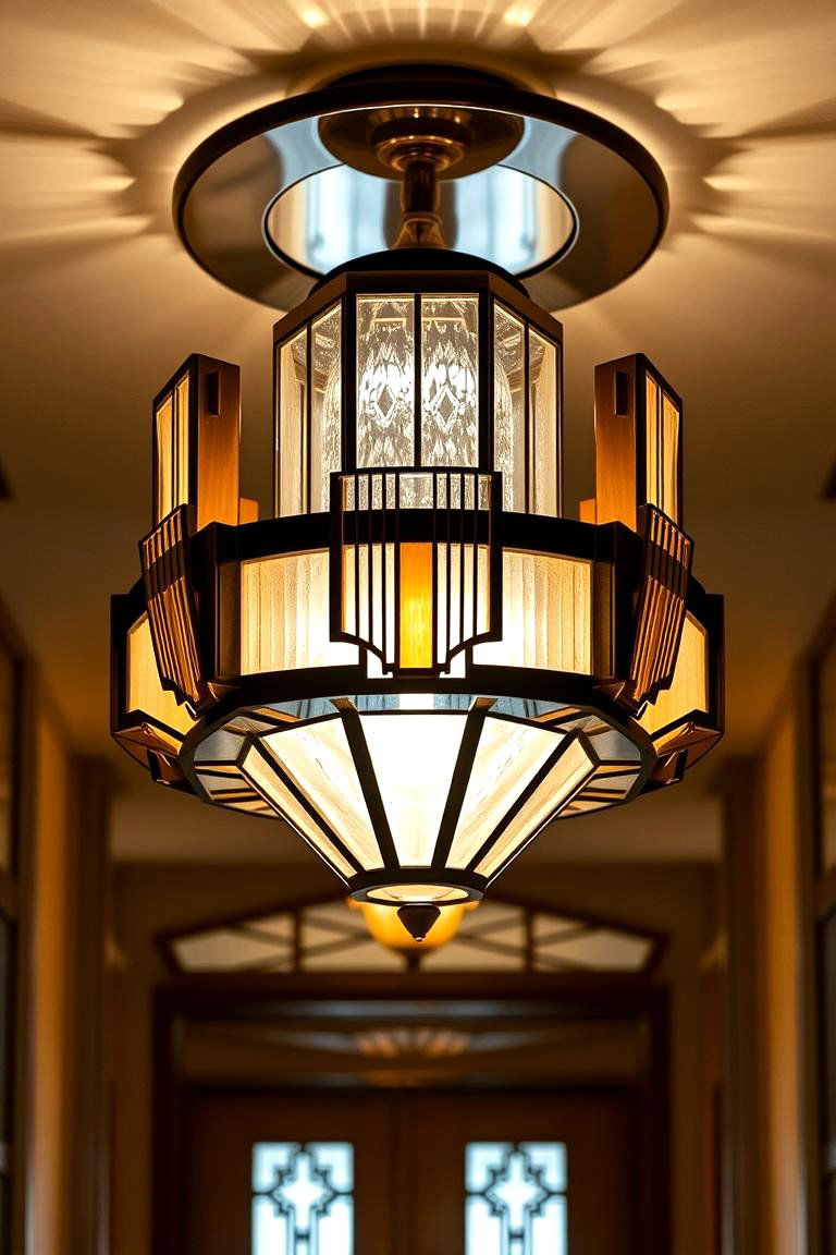 Art Deco Inspired Lighting - 24 Entryway Lighting Ideas