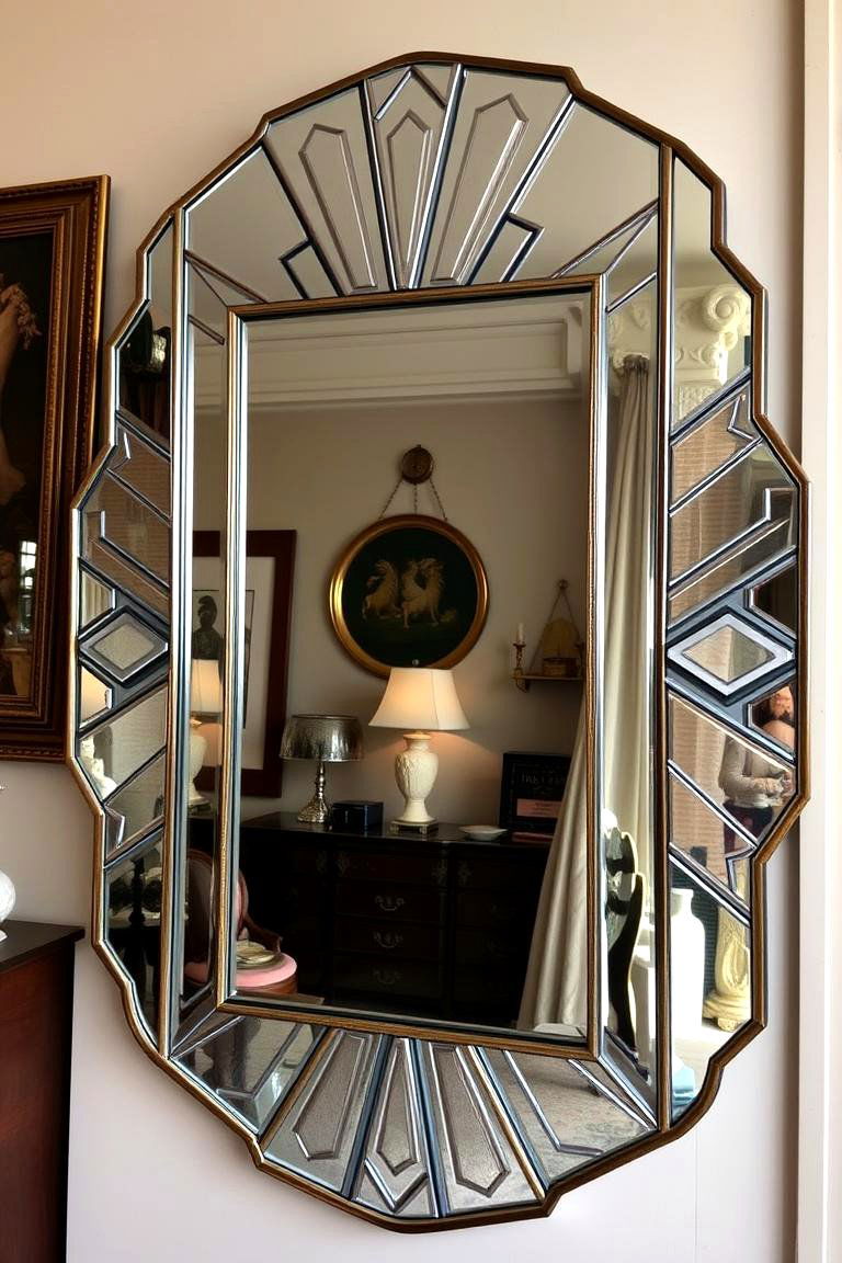 Art Deco Mirror - 24 Bedroom Mirror Ideas