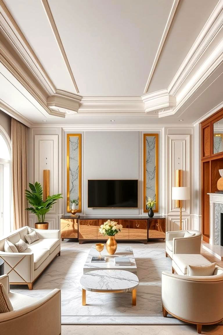 Art Deco Molding - 24 Crown Molding Ideas