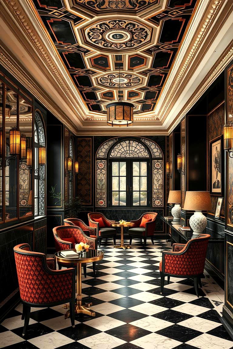 Art Deco Parisian Flair - 24 Parisian Themed Bedroom Ideas