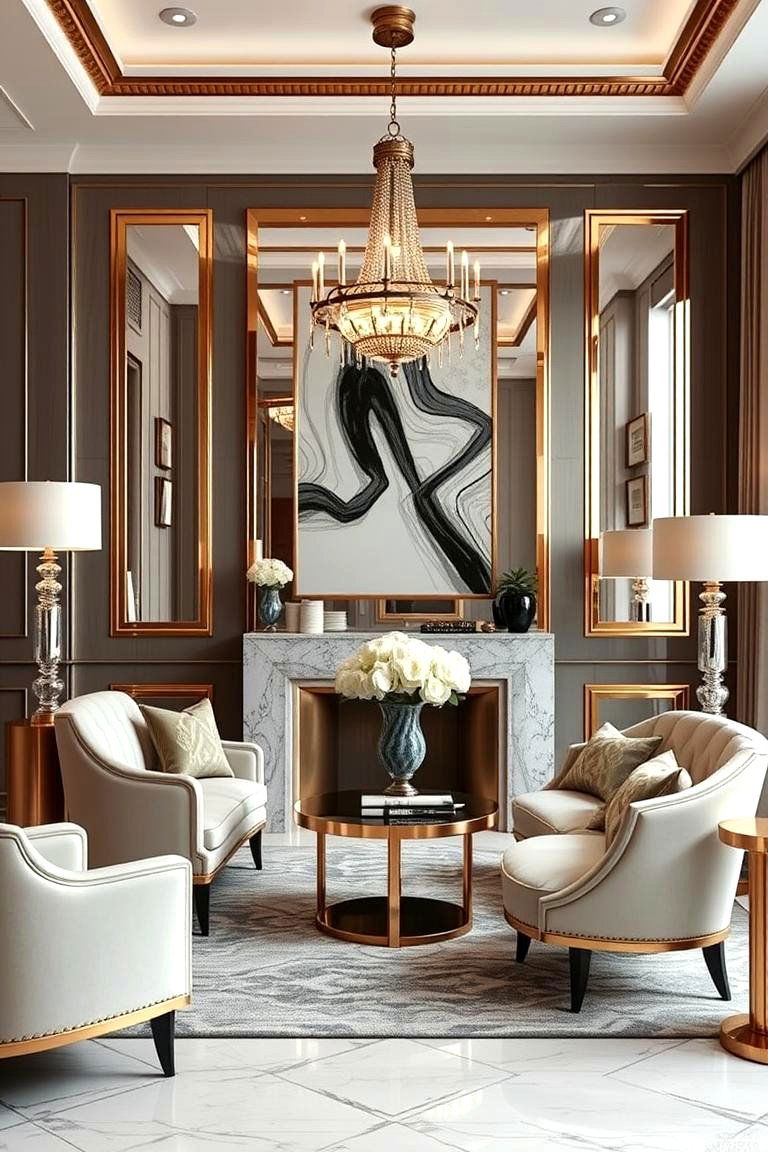 Art Deco Swift Chic - 24 Taylor Swift Themed Bedroom Decor Ideas