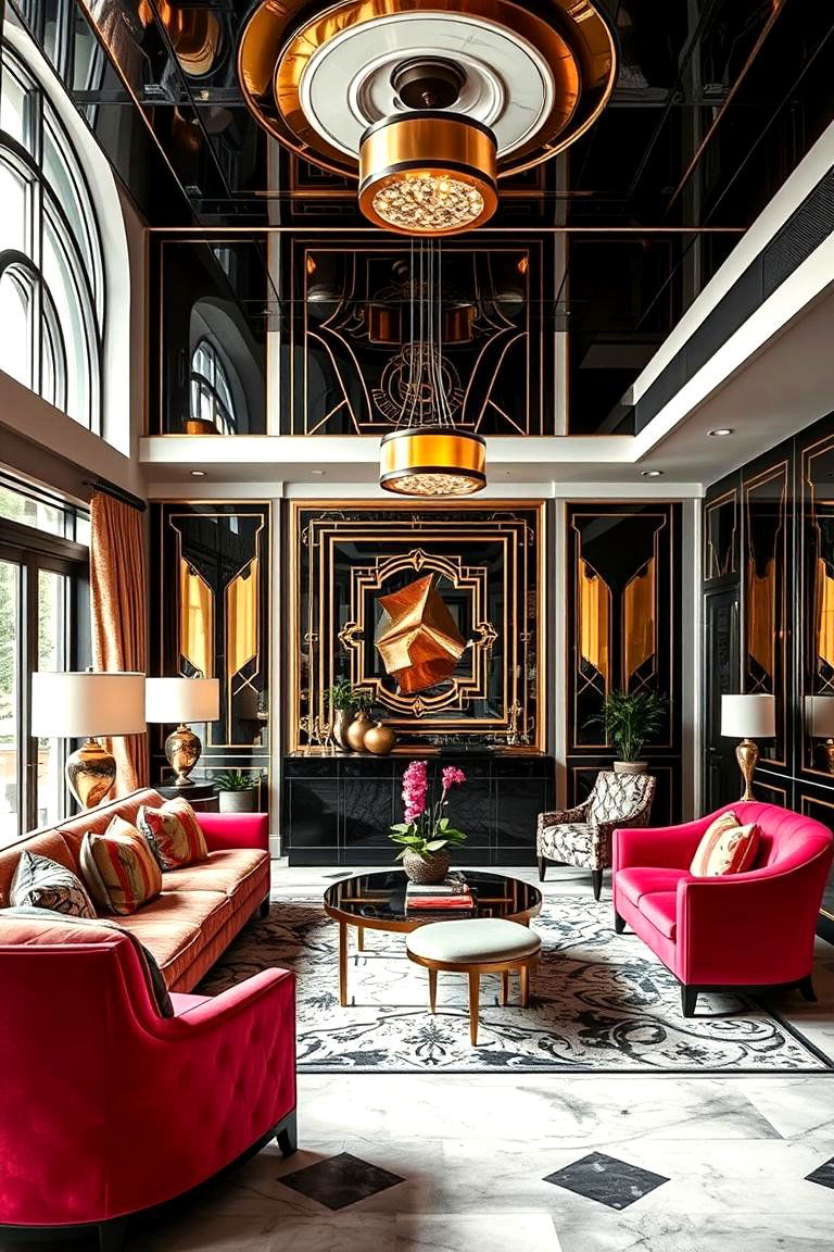 Art Deco Touches - 24 Formal Living Room Ideas