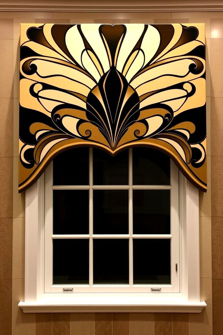 Art Deco Valance - 24 Window Valance Ideas