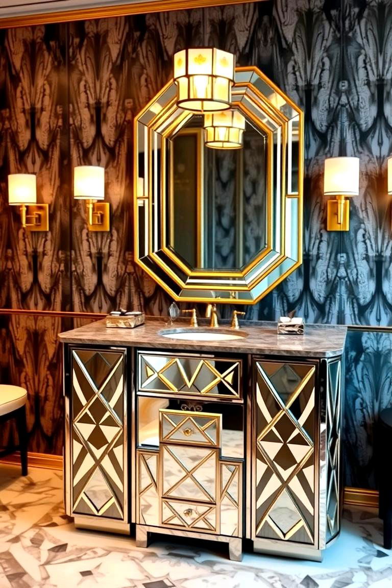 Art Deco Vanity - 24 Vanity Room Ideas