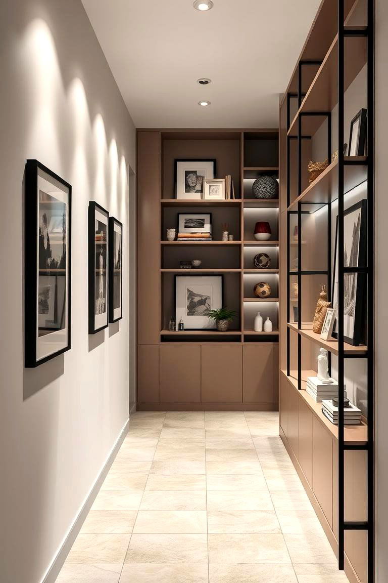 Art Display and Storage - 24 Hallway Storage Ideas