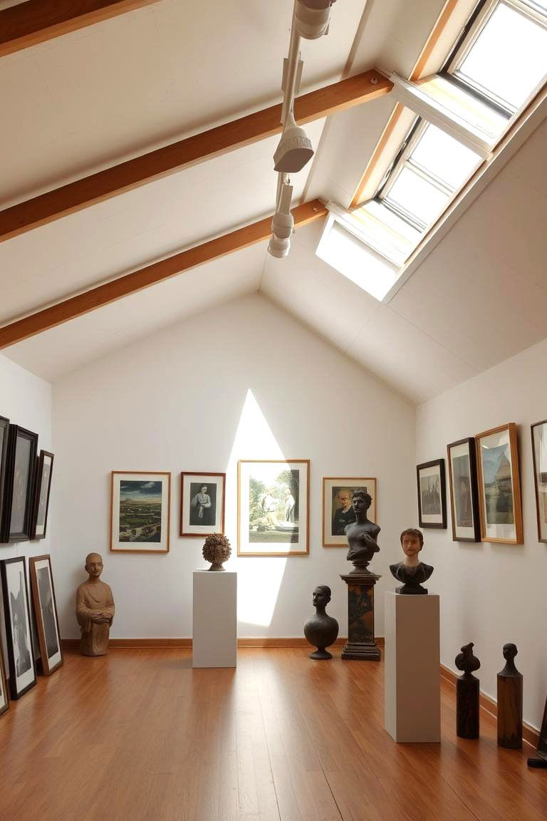 Art Gallery - 24 attic room ideas