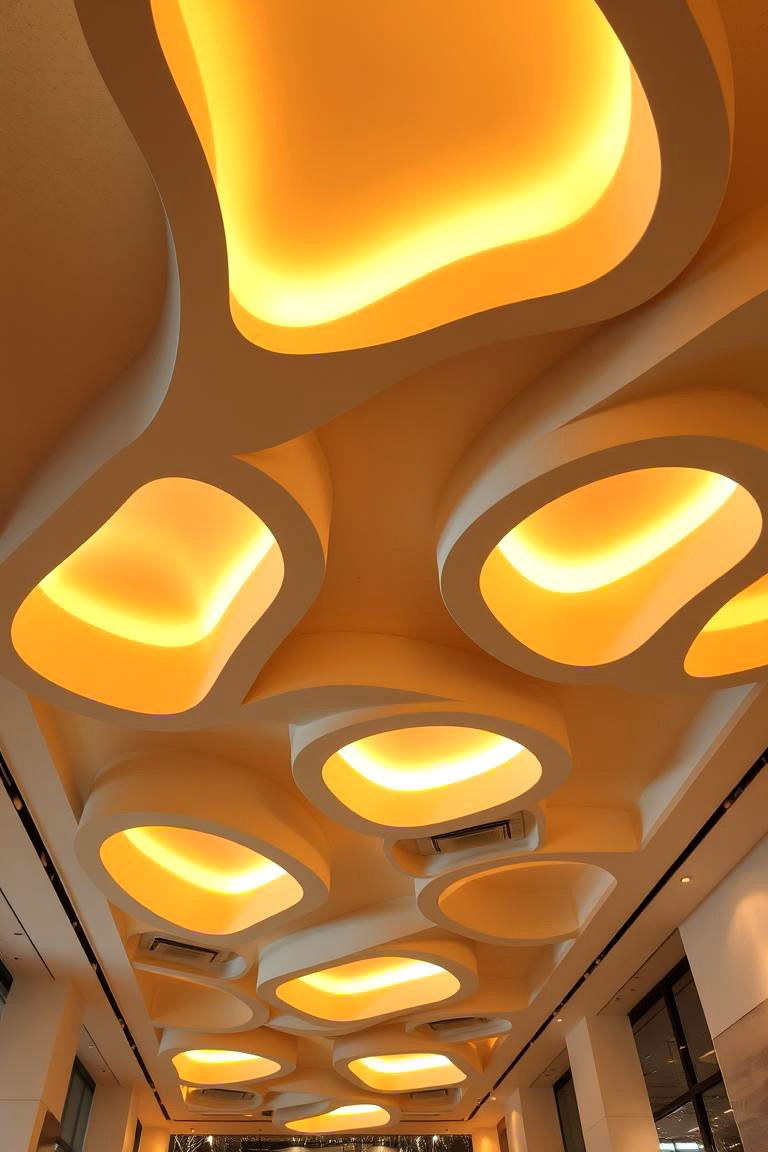 Art Inspired Reverse Tray Ceiling - 24 Reverse Tray Ceiling Ideas