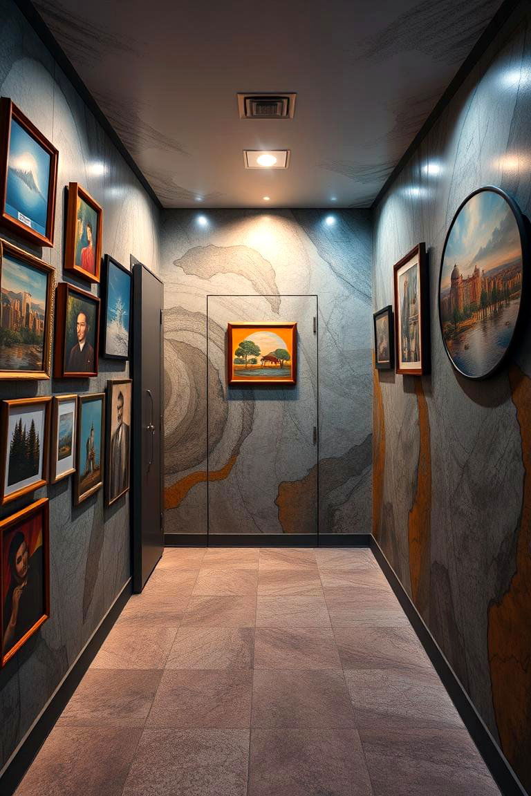 Art Inspired Safe Room with Creative Design - 24 Safe Room Ideas