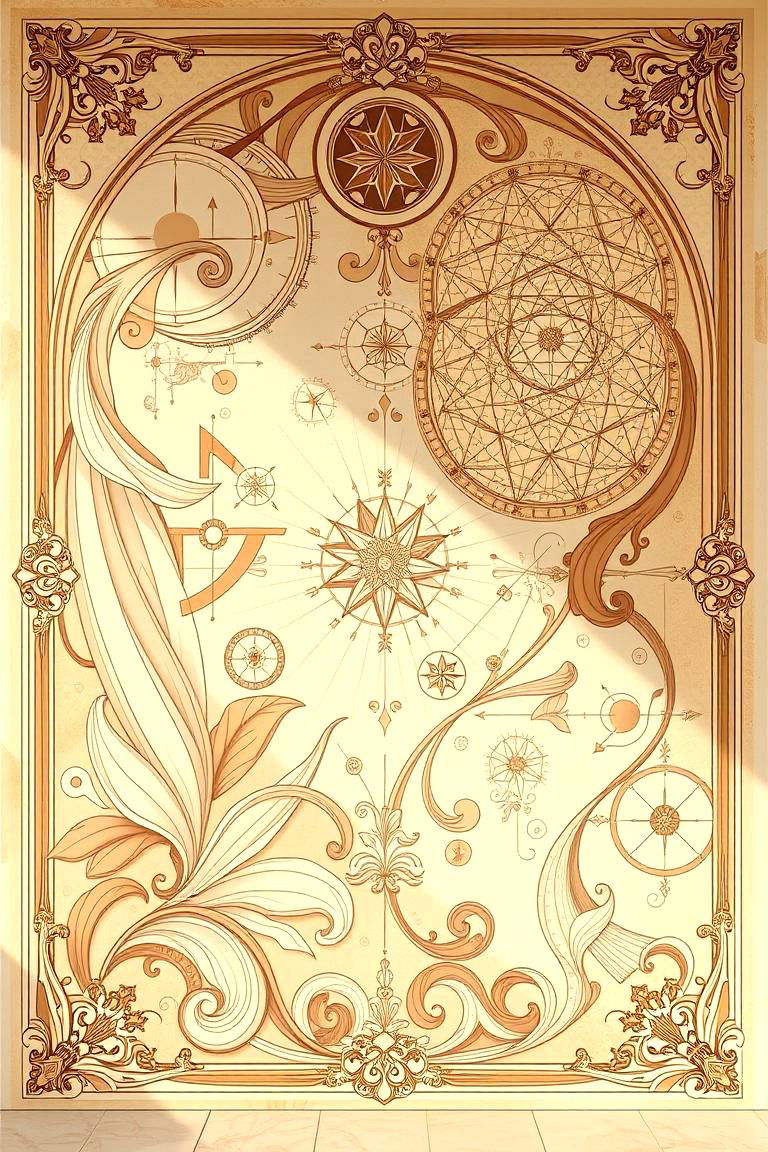 Art Nouveau Math - 24 Math Mural Ideas