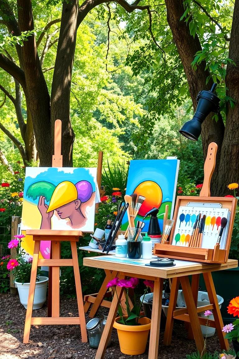 Art Station - 24 Backyard Playground Ideas