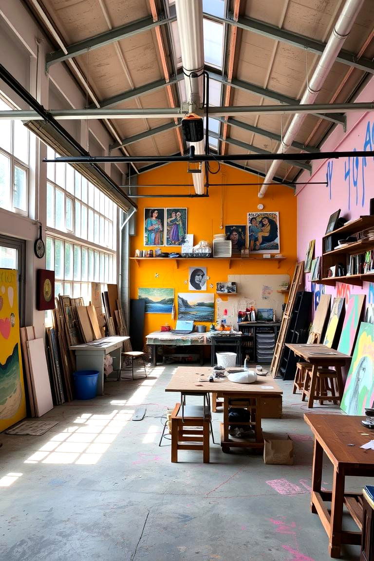 Art Studio Transformation - 24 Garage Conversion Ideas