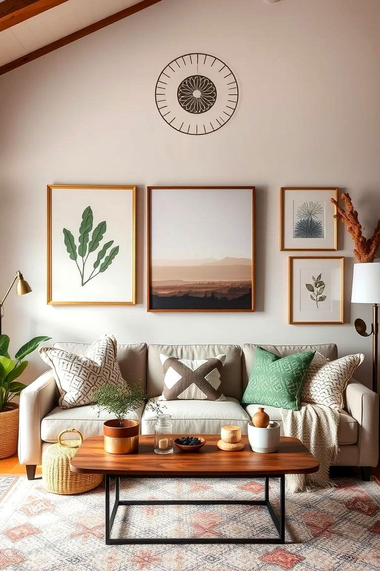 Art and Symbolic Decor - 24 Feng Shui Living Room Ideas