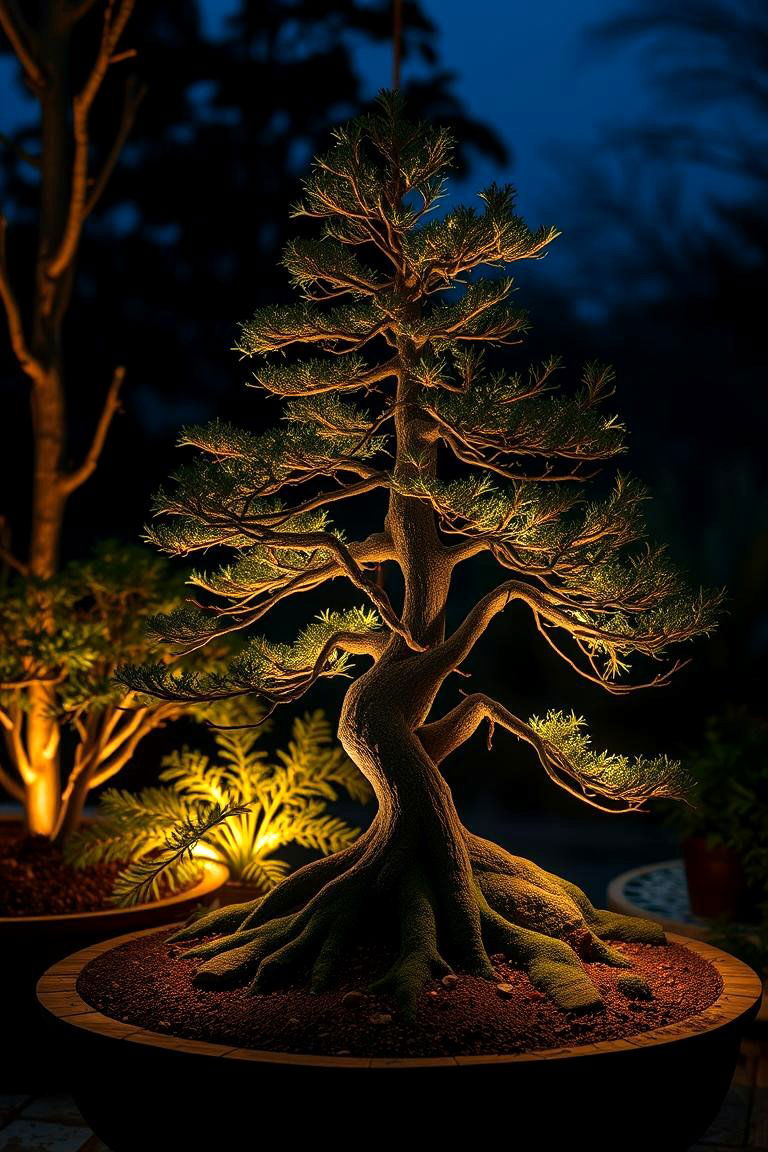 Artful Lighting Bonsai Garden - 24 Bonsai Garden Ideas