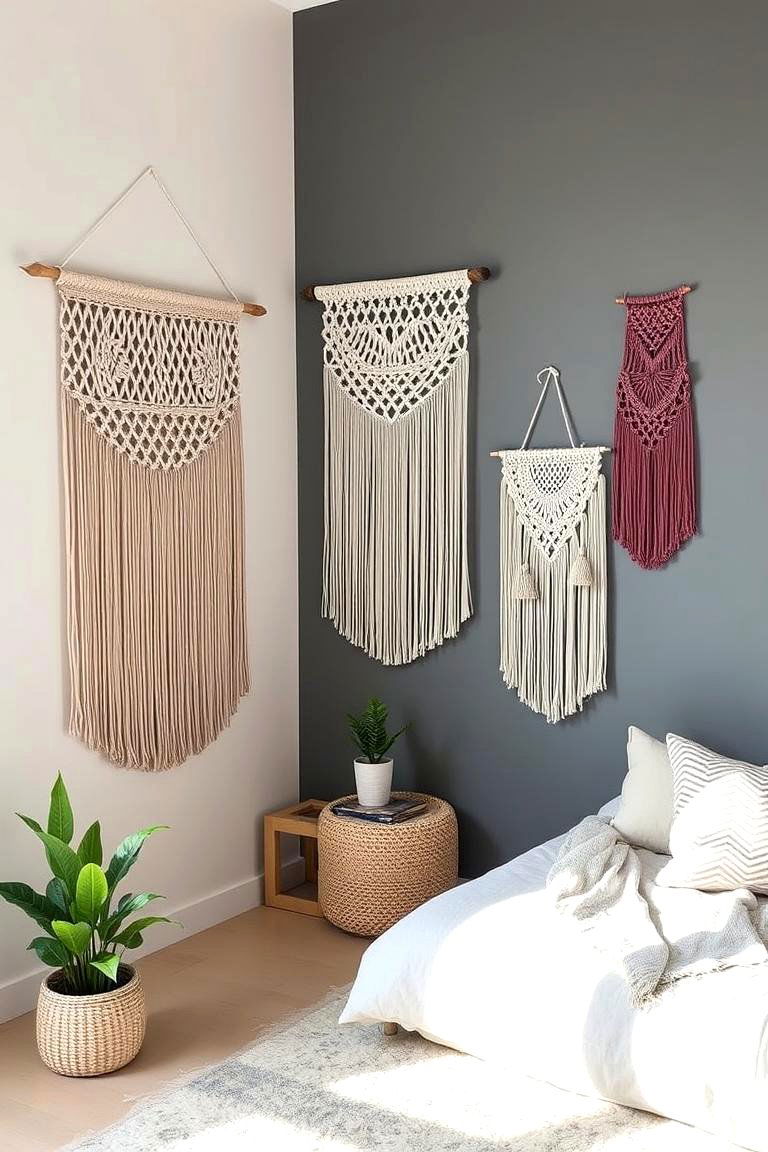 Artful Wall Hangings - 24 Gypsy Bohemian Living Room Ideas