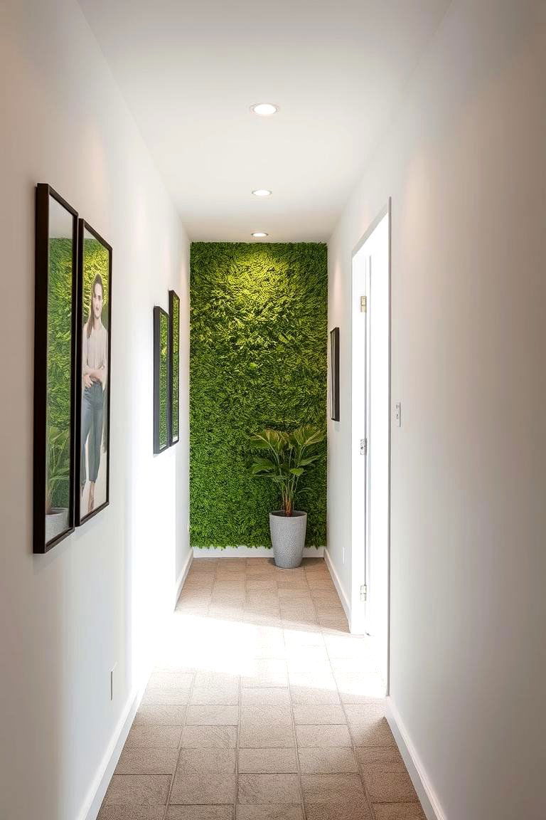 Artificial Grass Accent Wall for Hallways - 24 Artificial Grass Wall Design Ideas