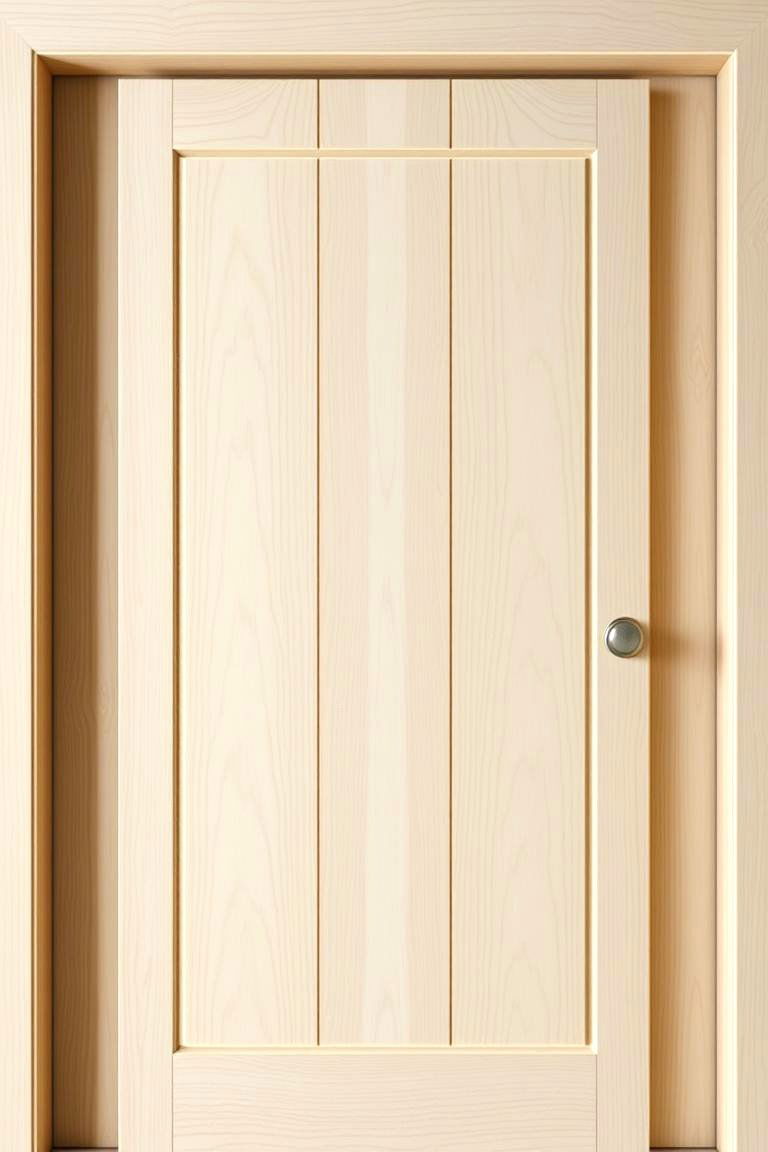 Artisan Almond Accent - 24 Stained Front Door Ideas