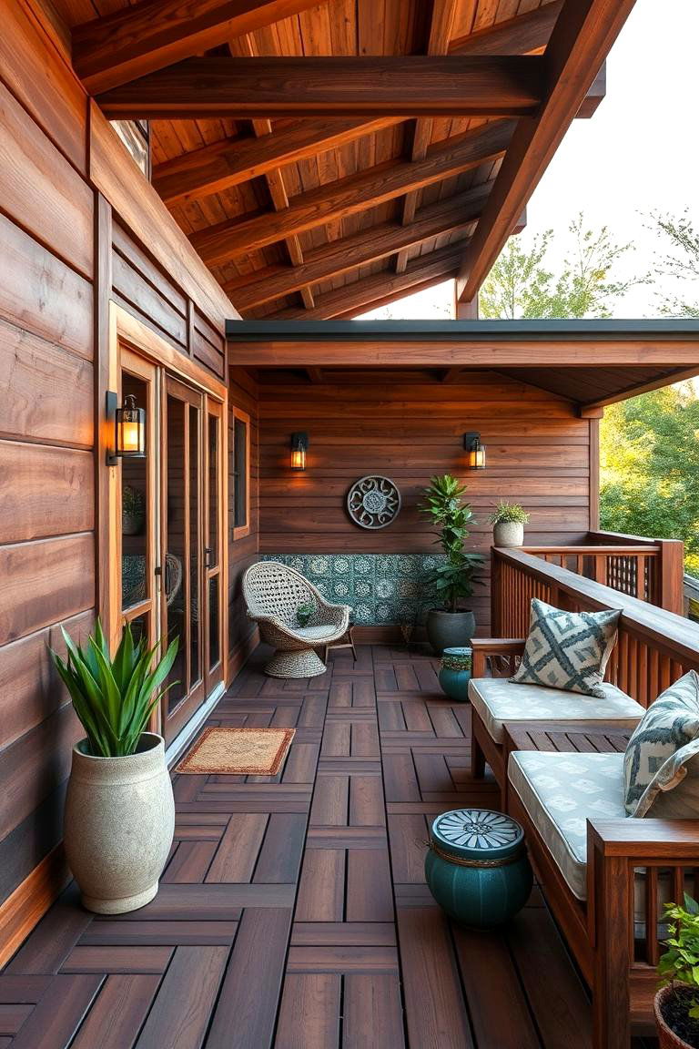 Artisan Crafted Covered Deck - 24 Covered Deck Ideas