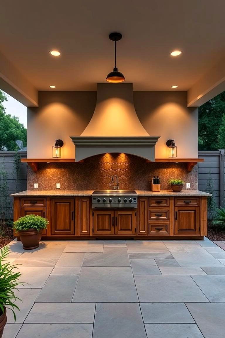 Artisan Crafted Outdoor Kitchen - 24 Luxury Outdoor Kitchen Ideas