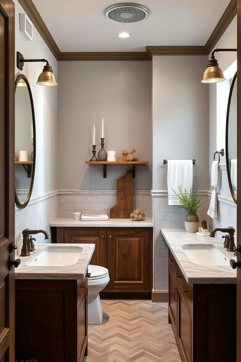 Artisan Handcrafted Details - 24 Restaurant Bathroom Ideas