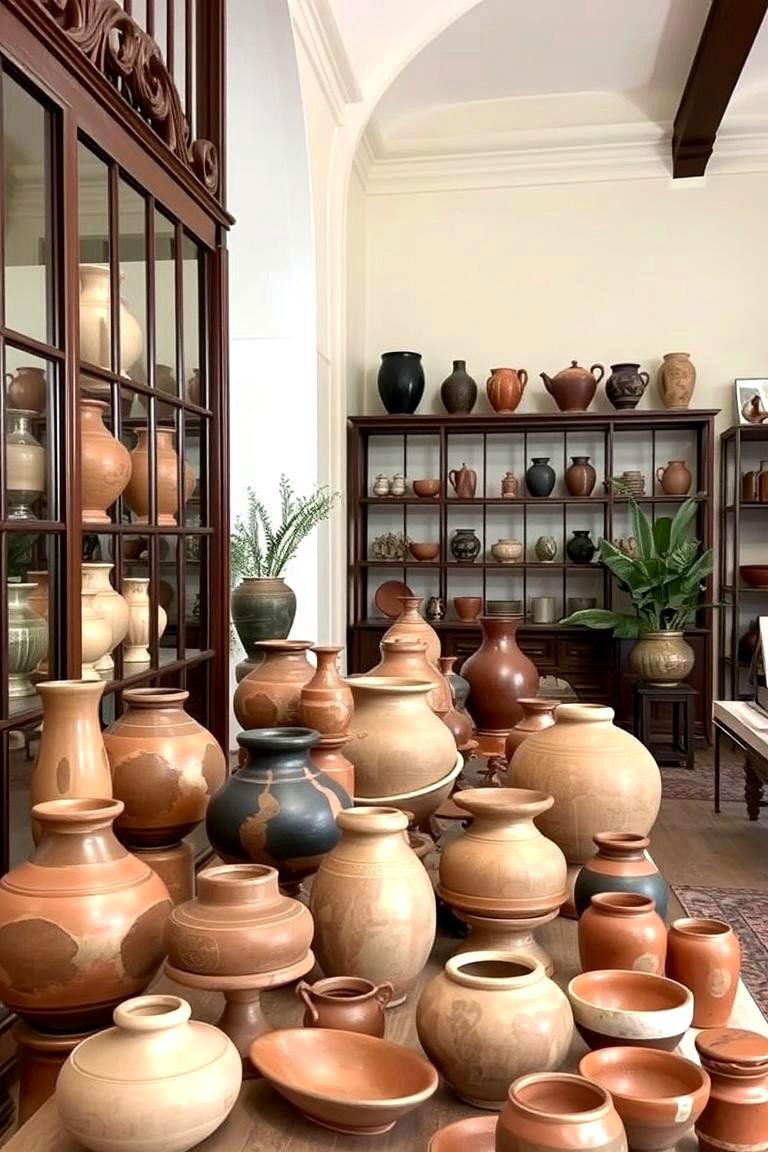Artisan Pottery Showcases - 24 Spring Decor Ideas