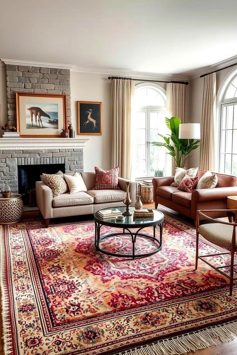 Artisan Rug Selections - 24 Pottery Barn Living Room Ideas
