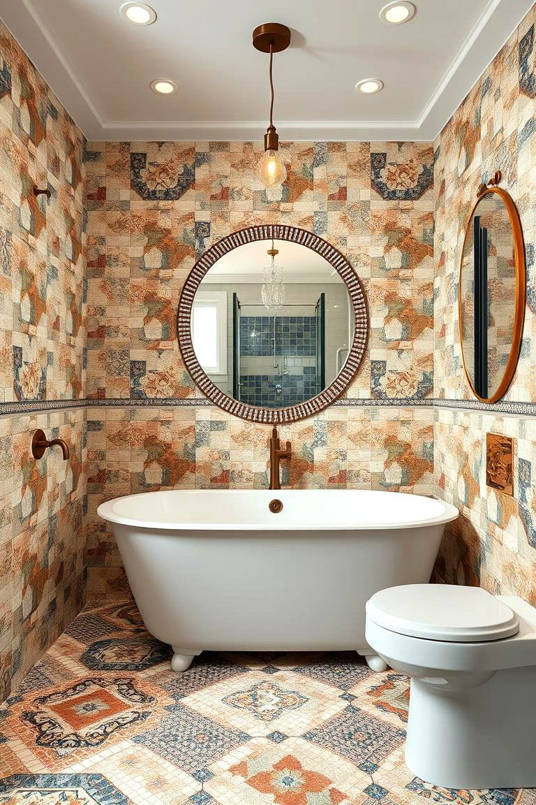 Artisan Tilework Excellence - 24 Cottage Bathroom Ideas