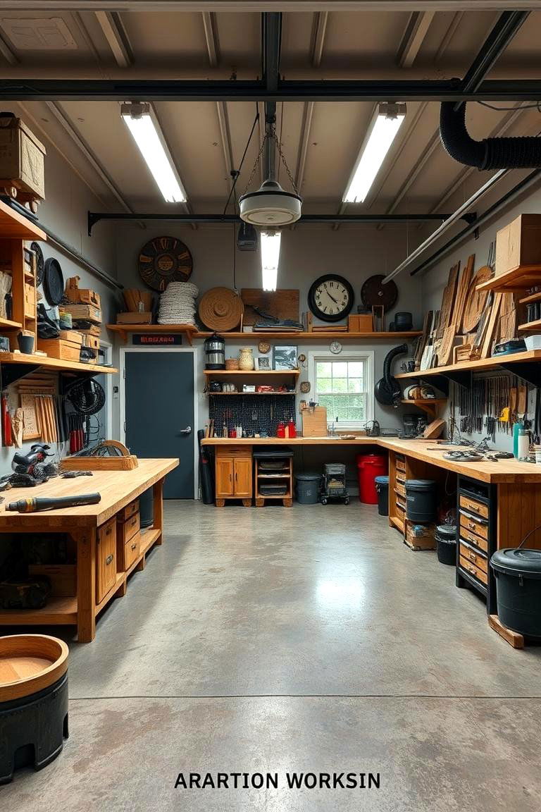Artisan Workshop Garage - 24 Detached Garage Ideas