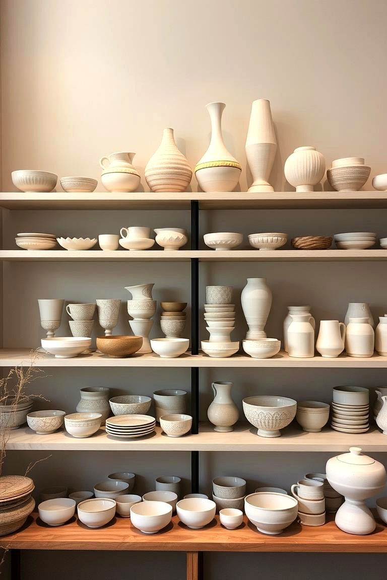 Artisanal Ceramics Showcase - 24 Cottagecore Interior Design Ideas